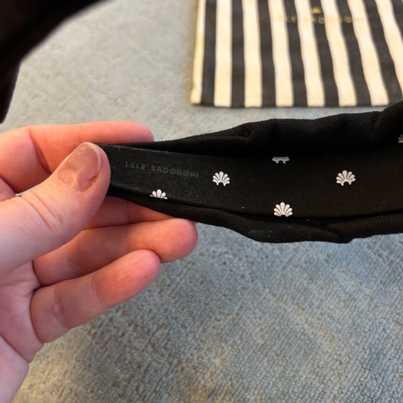 Lele Sadoughi black woven headband - Picture 4 of 5